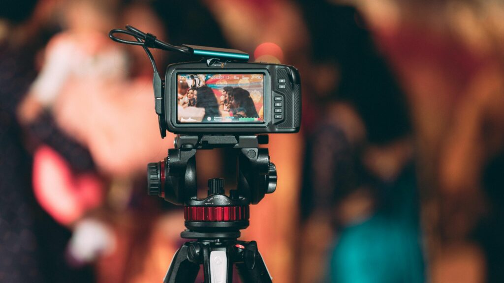 small business video marketing with tripod